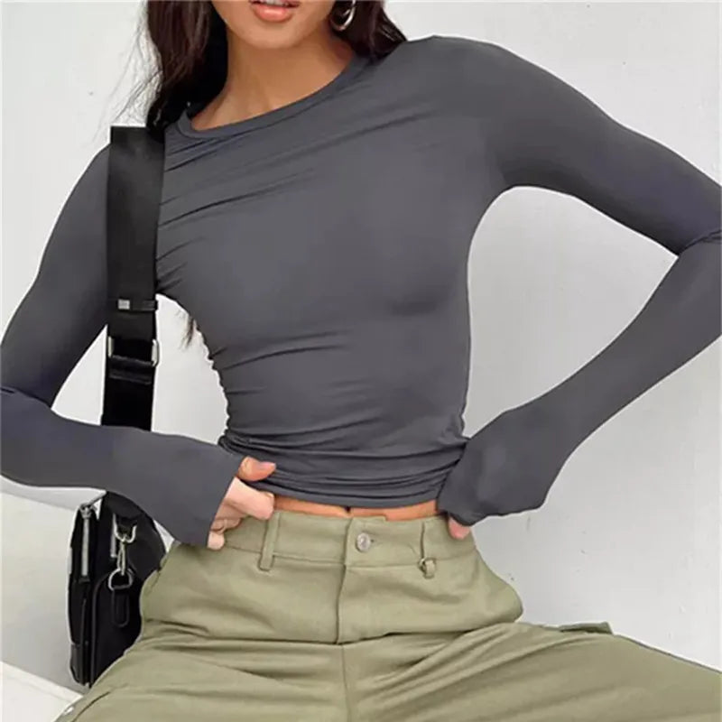 LONG-SLEEVED CASUAL T-SHIRT