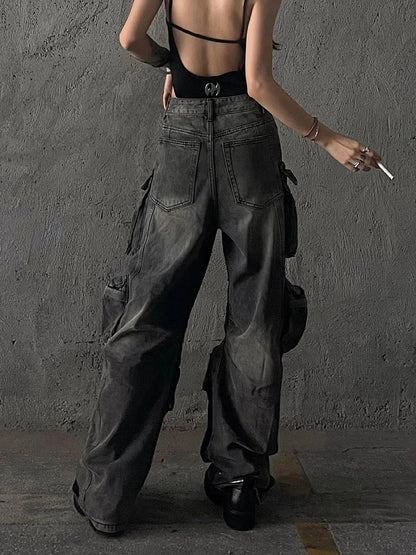 CARGO STYLE TROUSERS | GOTH CYBER PUNK